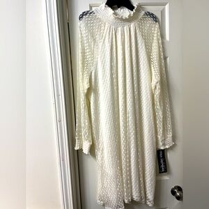 Cream colored midi dress. NWT!
